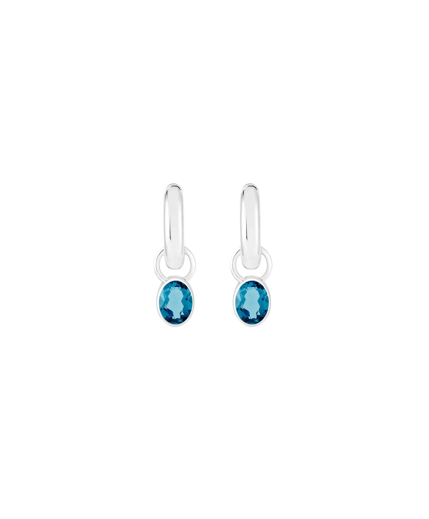 Pandora blue 2025 topaz earrings