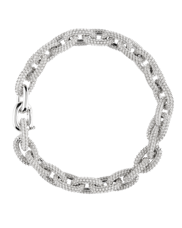 Textured Seamless Link Bracelet