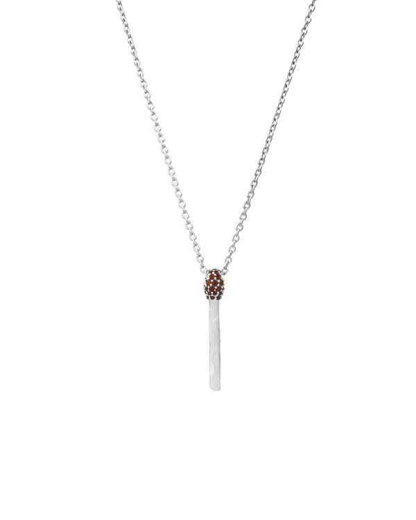 Pavé Medium Akani Pendant Necklace